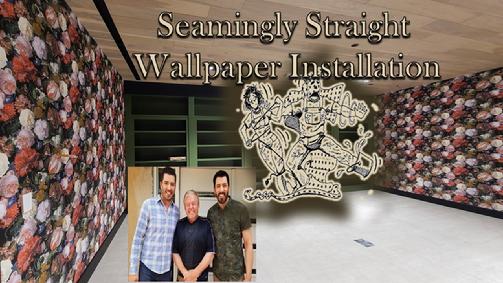 Flower-green-pink-Mural_and_Wallpaper_Installation_Las_Vegas_Nevada-Seamingly_Straight_Inc_Installer_Hanger_of_Murals_2021