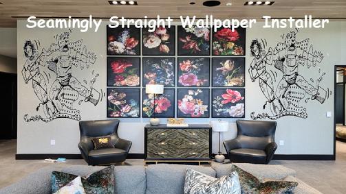 Foundation_Office_Jute_Wallpaper_Installation_Grass_Cloth_Hanger_Las_Vegas_Summerlin_Seamingly_Straight_Inc._2021.