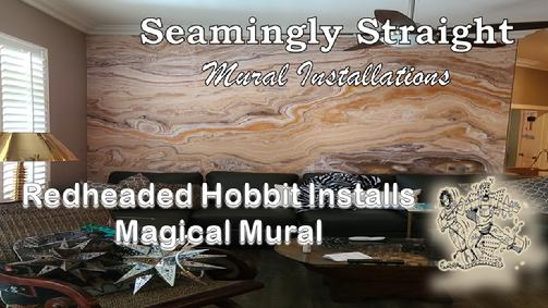 A Las Vegas Summerlin Wallpaper Installer Hanger, Seamingly_Straight_Redheaded_Hobbit_Installs_Magical_murals,_wall_coverings_and_wallpaper_in_Las_Vegas_On_The_Strip_Turnberry_Towers_and_Summerlin_Homes_2_2022