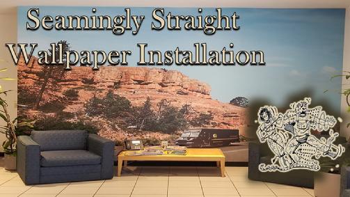 UPS_Mural_and_Wallpaper_Installation_Las_Vegas_Nevada-Seamingly_Straight_Inc_Installer_Hanger_of_Murals